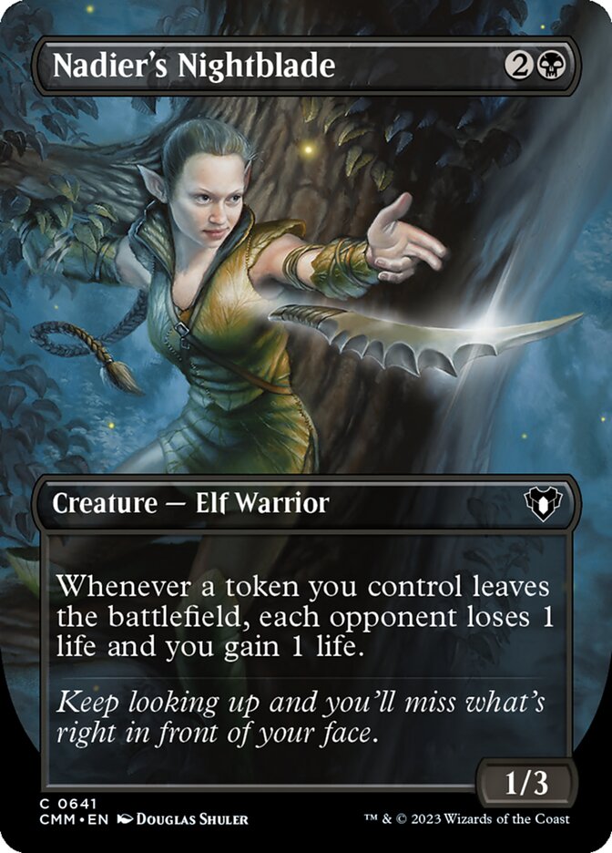 Nadier's Nightblade [Commander Masters] (641)