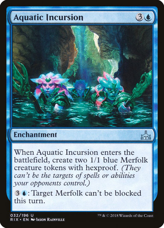 Aquatic Incursion [Rivals of Ixalan] (32)