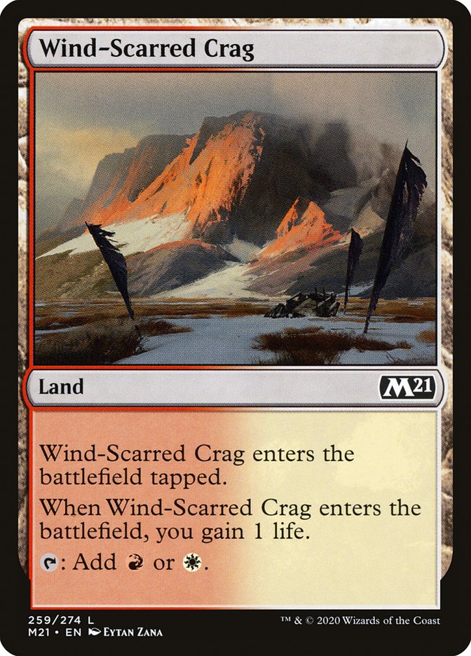 Wind-Scarred Crag [Core Set 2021] (259)