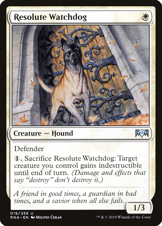 Resolute Watchdog [Ravnica Allegiance] (19)