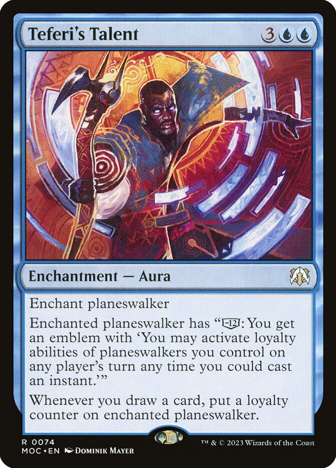 Teferi's Talent [March of the Machine Commander] (74)