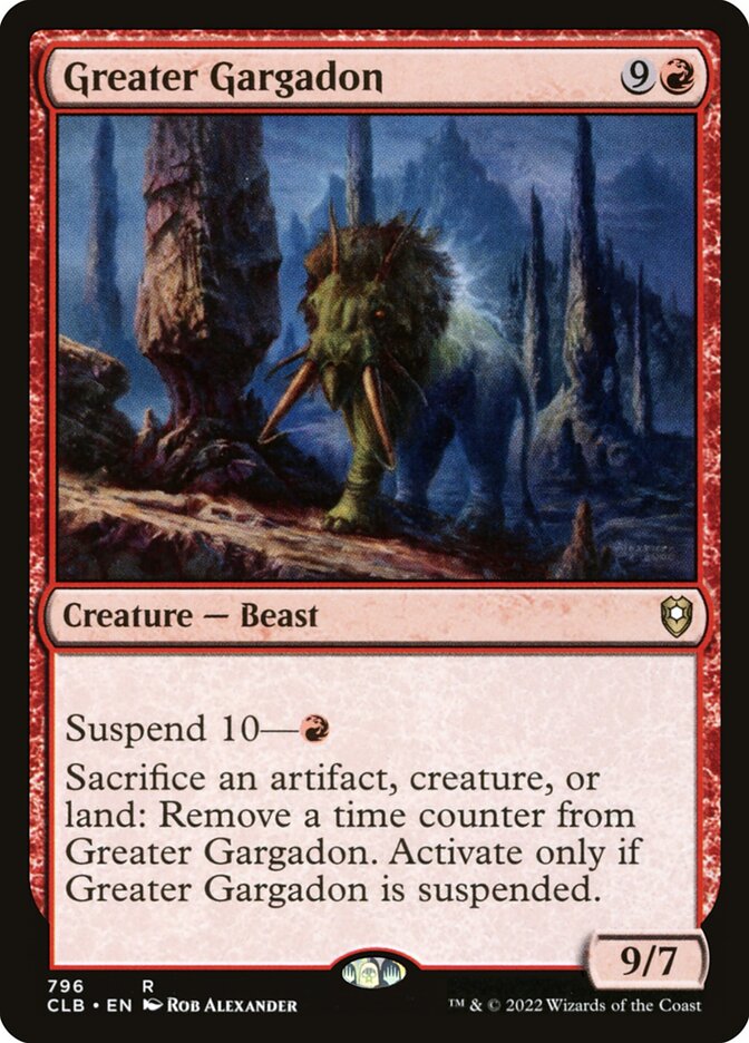 Greater Gargadon [Commander Legends: Battle for Baldur's Gate] (796)