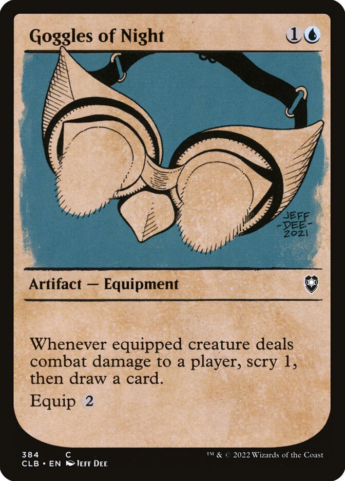 Goggles of Night [Commander Legends: Battle for Baldur's Gate] (384)