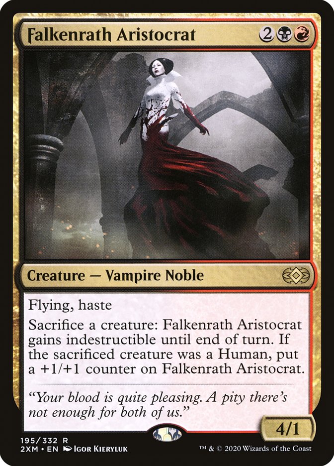Falkenrath Aristocrat [Double Masters] (195)