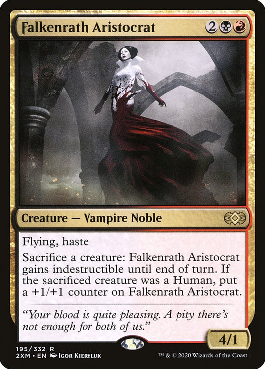 Falkenrath Aristocrat [Double Masters] (195)