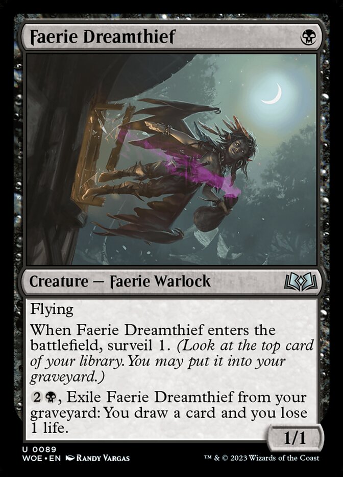 Faerie Dreamthief [Wilds of Eldraine] (89)