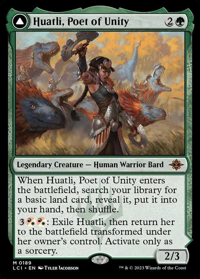 Huatli, Poet of Unity [The Lost Caverns of Ixalan] (189)