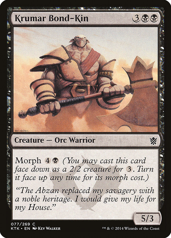 Krumar Bond-Kin [Khans of Tarkir] (77)