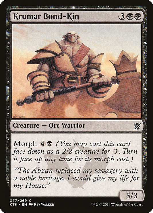 Krumar Bond-Kin [Khans of Tarkir] (77)