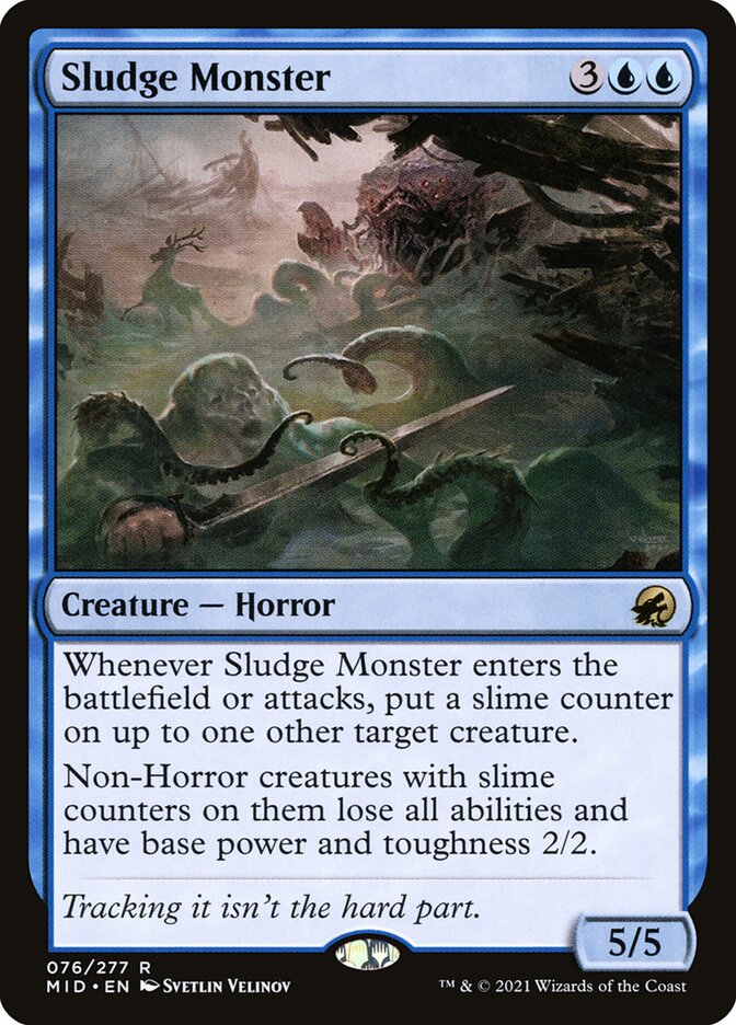 Sludge Monster [Innistrad: Midnight Hunt] (76)