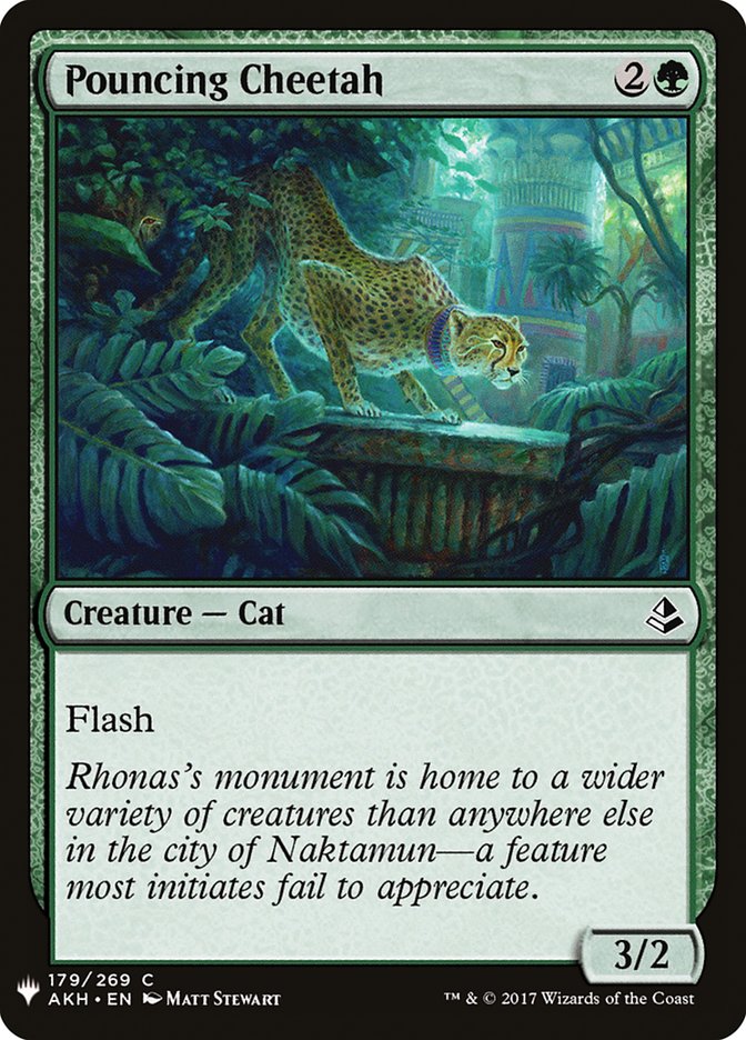Pouncing Cheetah [The List] (AKH-179)