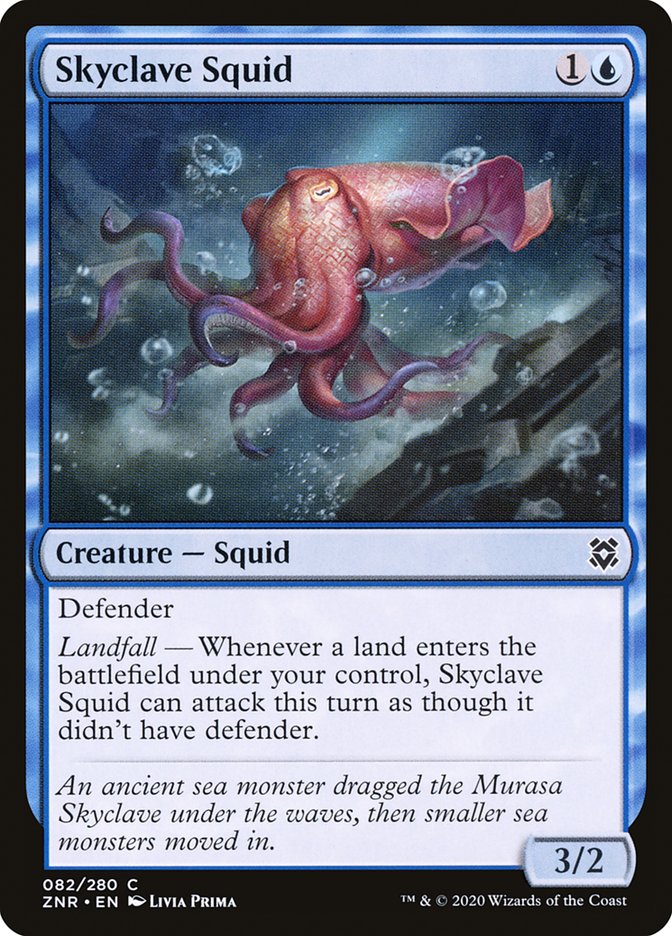 Skyclave Squid [Zendikar Rising] (82)