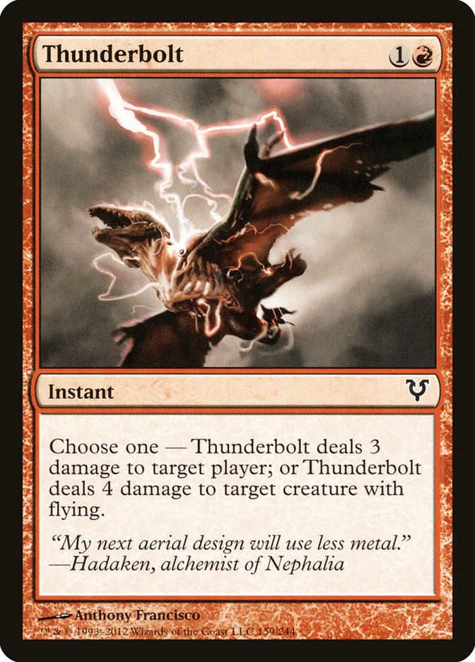 Thunderbolt [Avacyn Restored] (159)