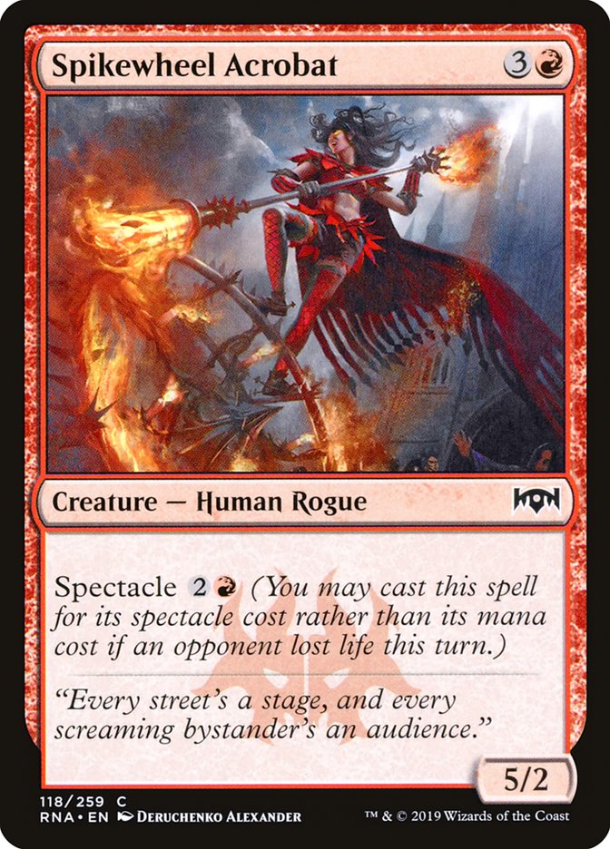 Spikewheel Acrobat [Ravnica Allegiance] (118)