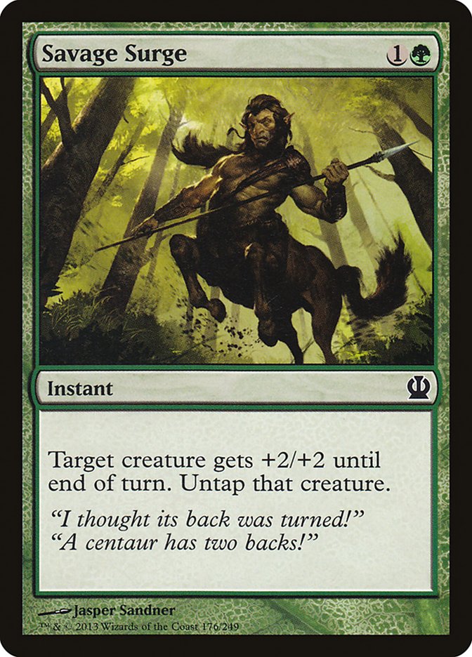 Savage Surge [Theros] (176)