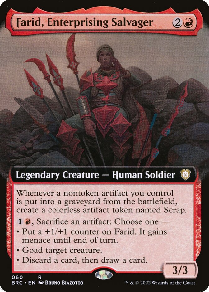 Farid, Enterprising Salvager [The Brothers' War Commander] (60)