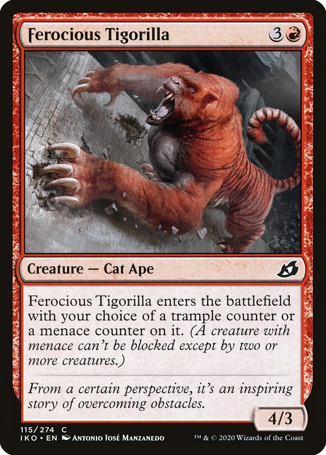 Ferocious Tigorilla [Ikoria: Lair of Behemoths] (115)