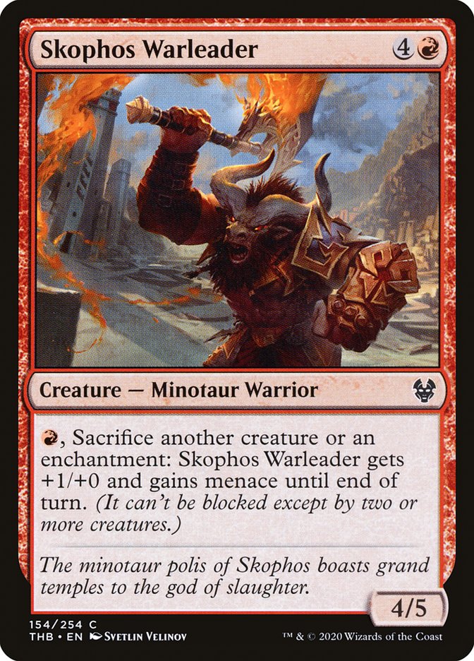 Skophos Warleader [Theros Beyond Death] (154)