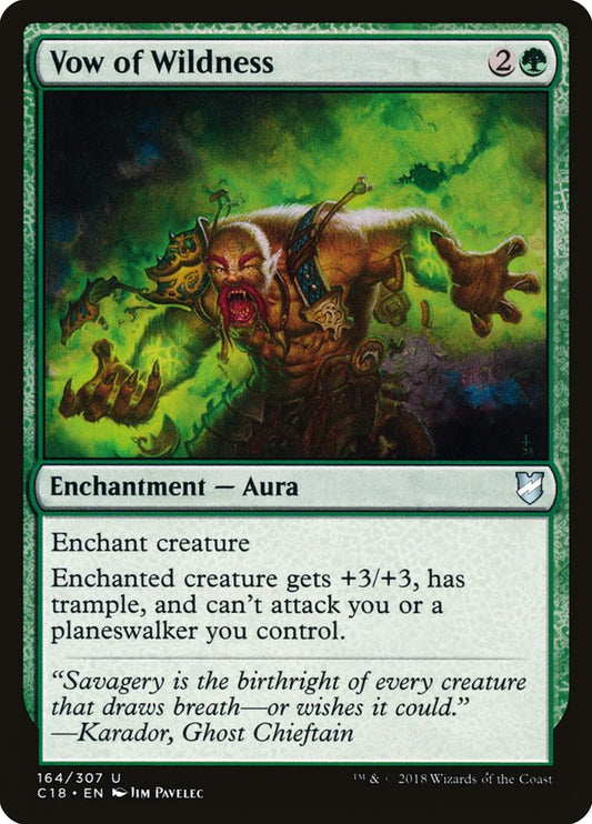 Vow of Wildness [Commander 2018] (164)