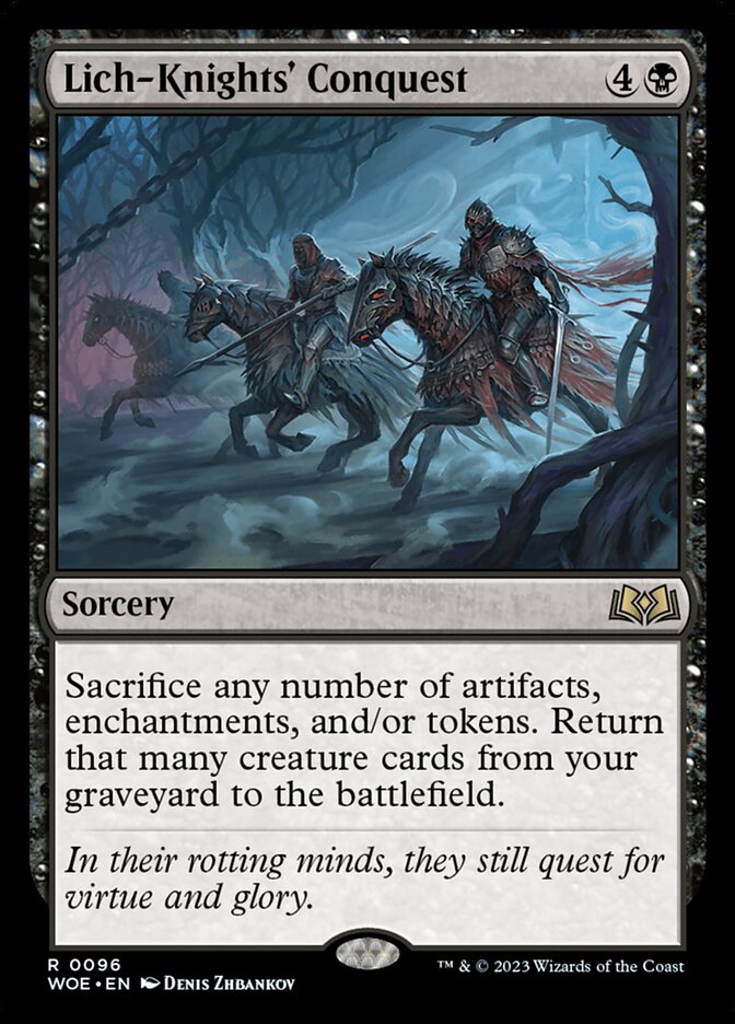 Lich-Knights' Conquest [Wilds of Eldraine] (96)