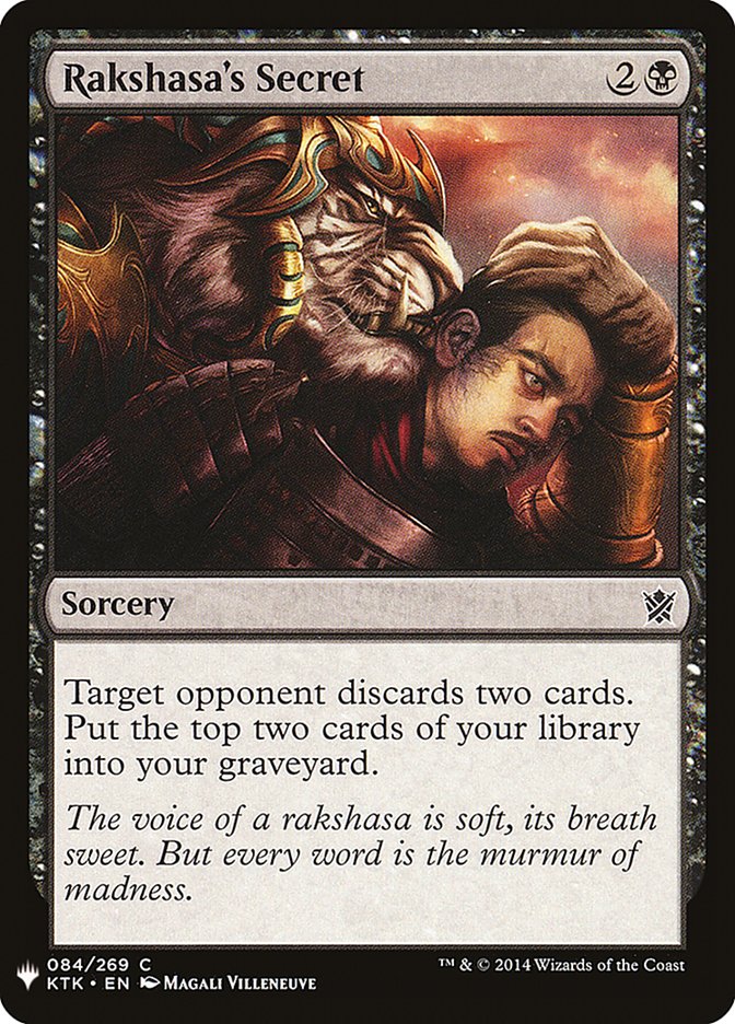 Rakshasa's Secret [The List] (KTK-84)