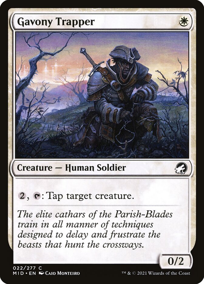 Gavony Trapper [Innistrad: Midnight Hunt] (22)