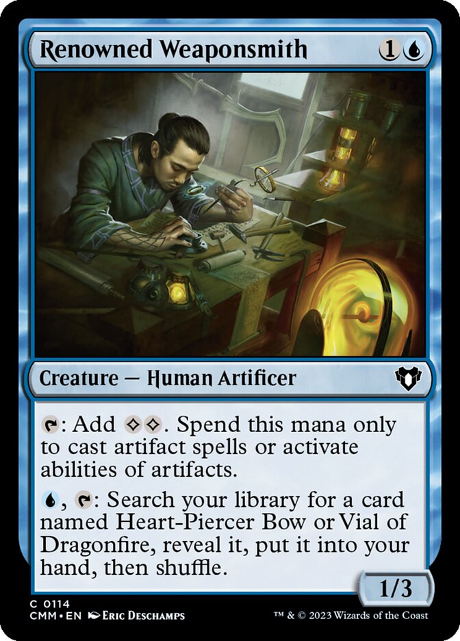 Renowned Weaponsmith [Commander Masters] (114)