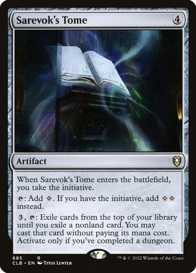 Sarevok's Tome [Commander Legends: Battle for Baldur's Gate] (685)
