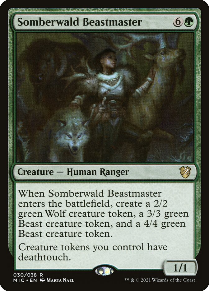 Somberwald Beastmaster [Midnight Hunt Commander] (30)