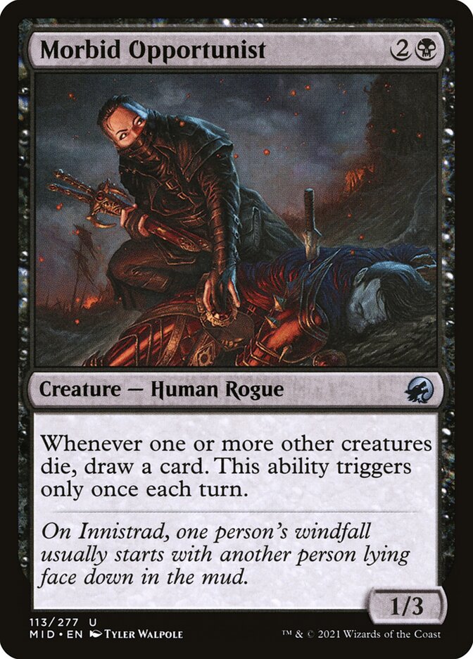 Morbid Opportunist [Innistrad: Midnight Hunt] (113)