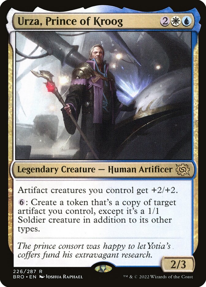 Urza, Prince of Kroog [The Brothers' War] (226)