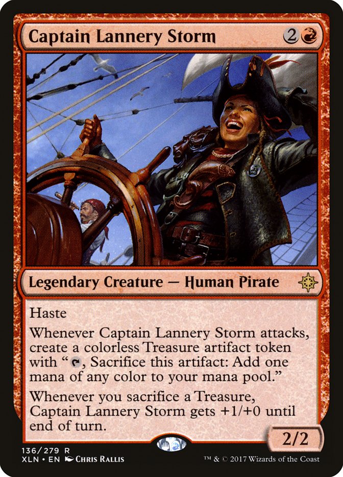 Captain Lannery Storm [Ixalan] (136)
