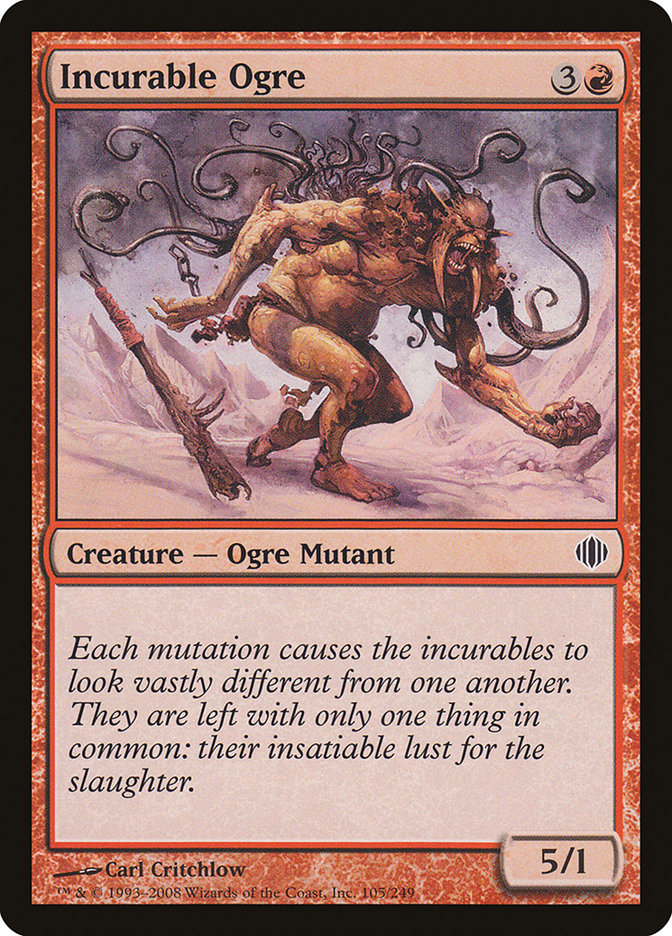Incurable Ogre [Shards of Alara] (105)