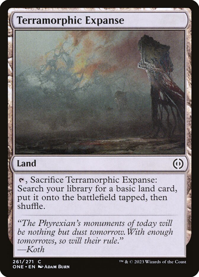 Terramorphic Expanse [Phyrexia: All Will Be One] (261)