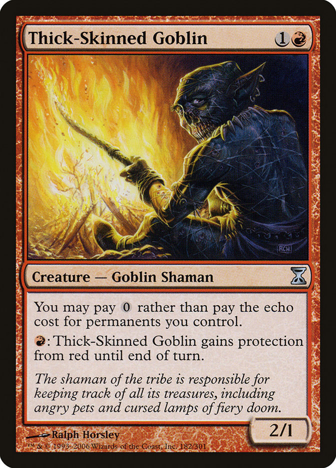 Thick-Skinned Goblin [Time Spiral] (182)