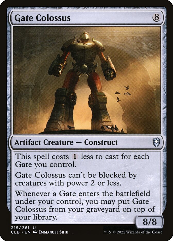 Gate Colossus [Commander Legends: Battle for Baldur's Gate] (315)