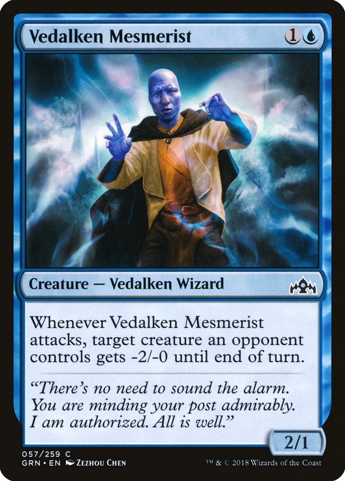 Vedalken Mesmerist [Guilds of Ravnica] (57)