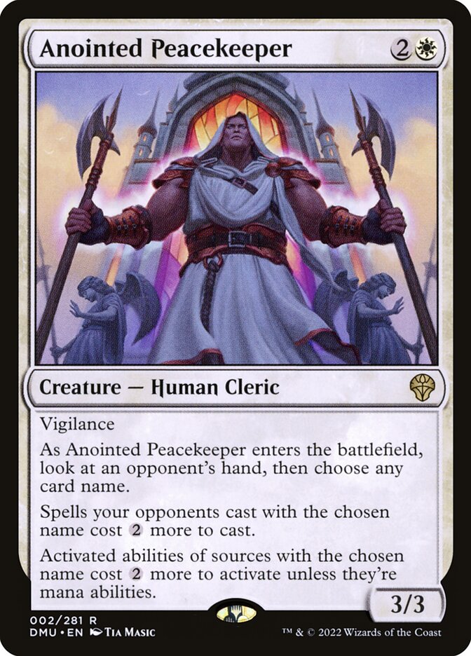 Anointed Peacekeeper [Dominaria United] (2)