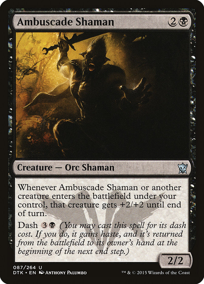 Ambuscade Shaman [Dragons of Tarkir] (87)