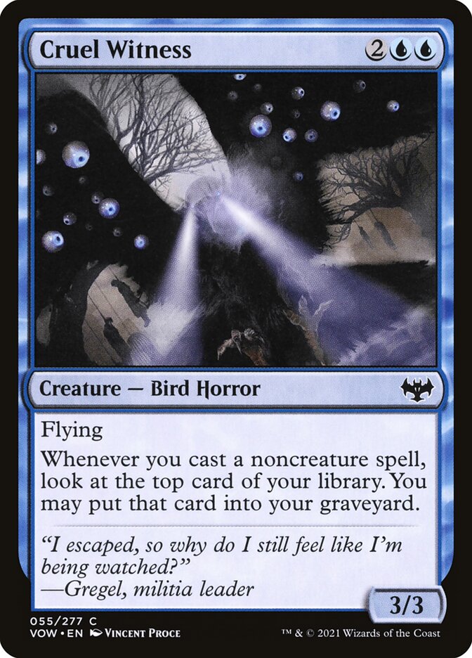 Cruel Witness [Innistrad: Crimson Vow] (55)