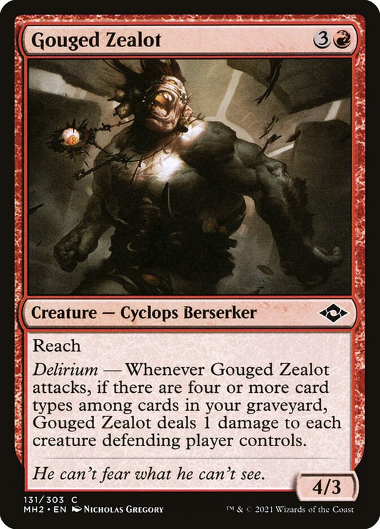 Gouged Zealot [Modern Horizons 2] (131)