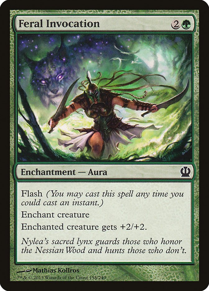 Feral Invocation [Theros] (158)