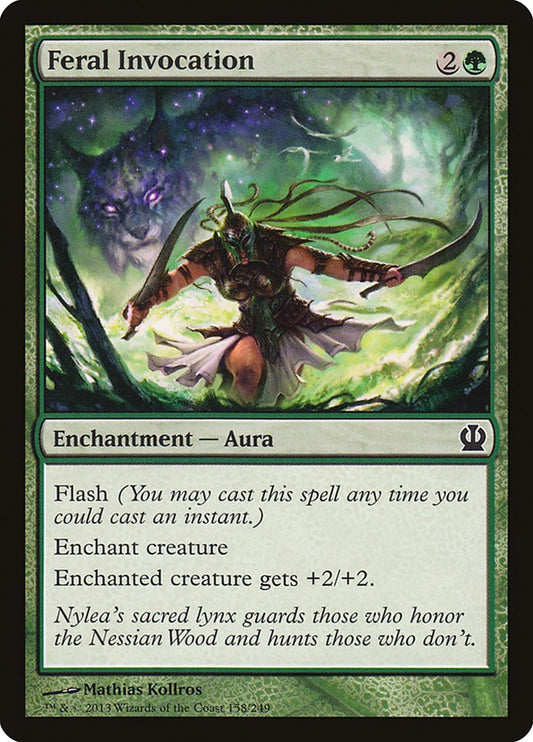 Feral Invocation [Theros] (158)