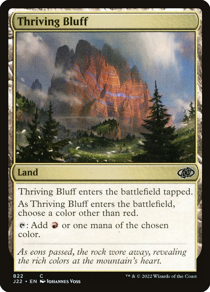 Thriving Bluff [Jumpstart 2022] (822)