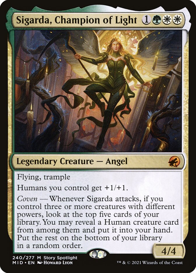 Sigarda, Champion of Light [Innistrad: Midnight Hunt] (240)