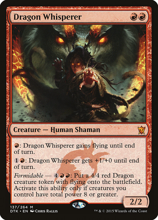 Dragon Whisperer [Dragons of Tarkir] (137)