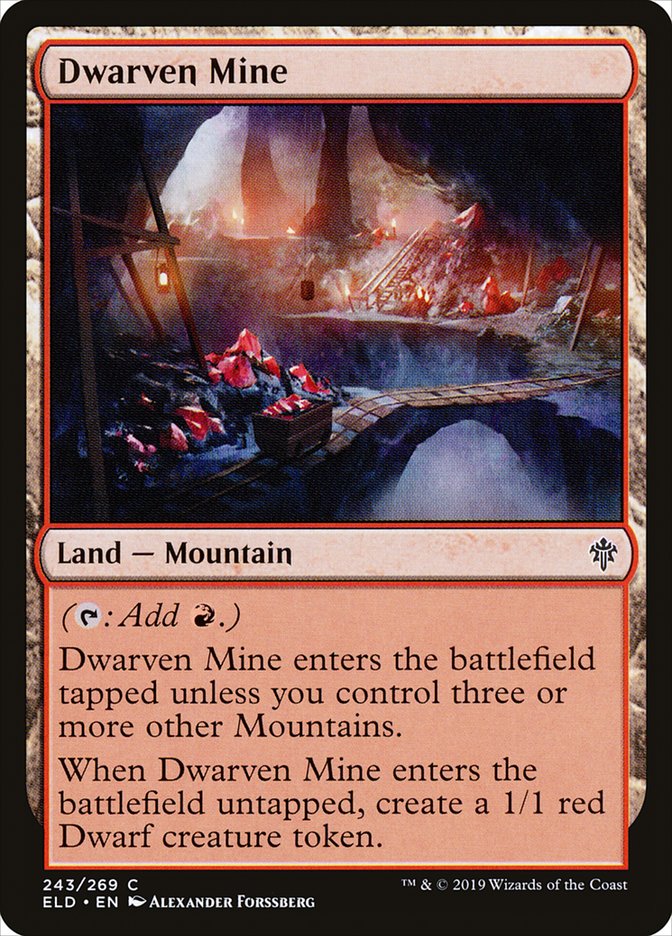 Dwarven Mine [Throne of Eldraine] (243)
