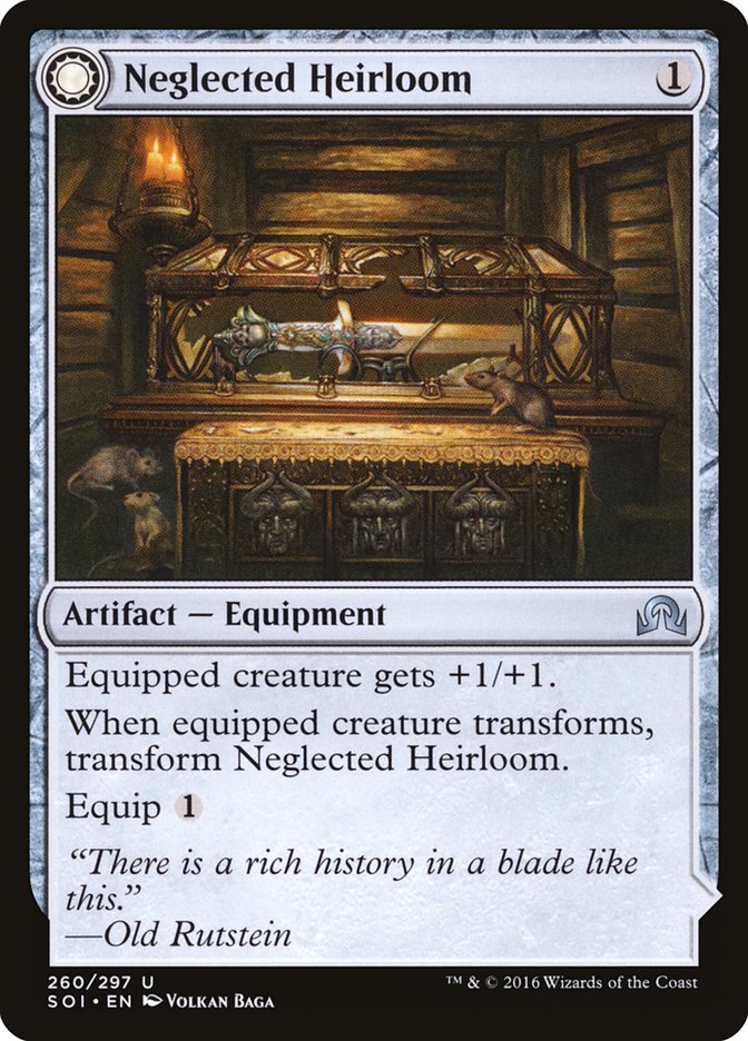 Neglected Heirloom // Ashmouth Blade [Shadows over Innistrad] (260)