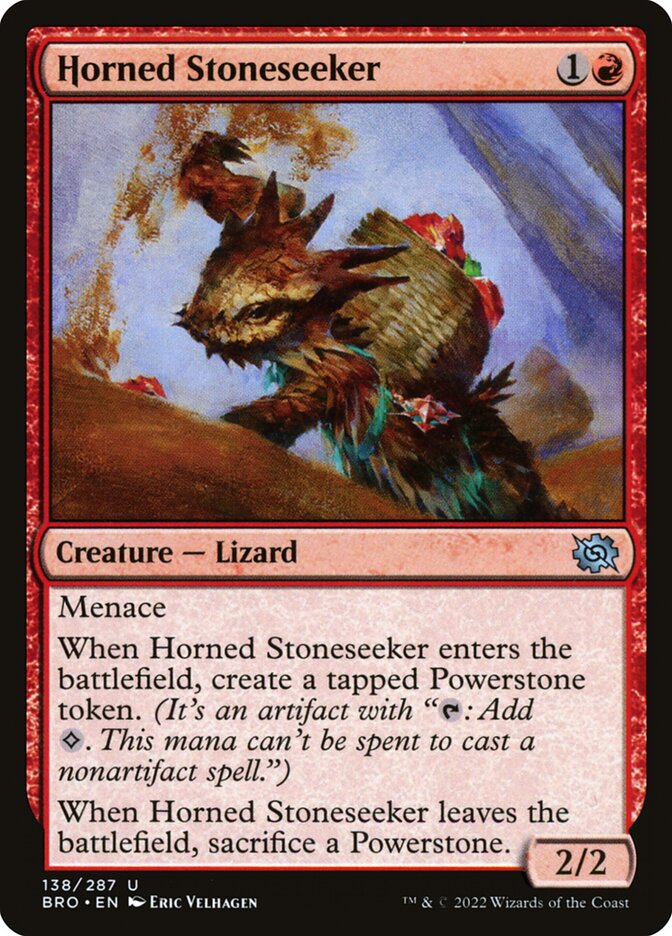 Horned Stoneseeker [The Brothers' War] (138)