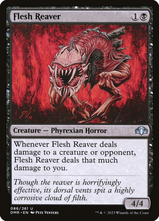 Flesh Reaver [Dominaria Remastered] (86)